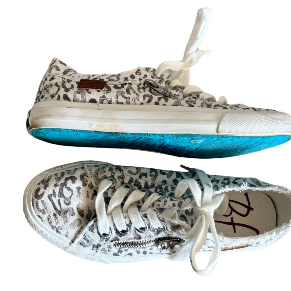 Blowfish Malibu Maggi Animal Print Canvas Shoes - Picture 3 of 6